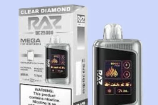 CLEAR DIAMOND RAZ VAPE DC25000