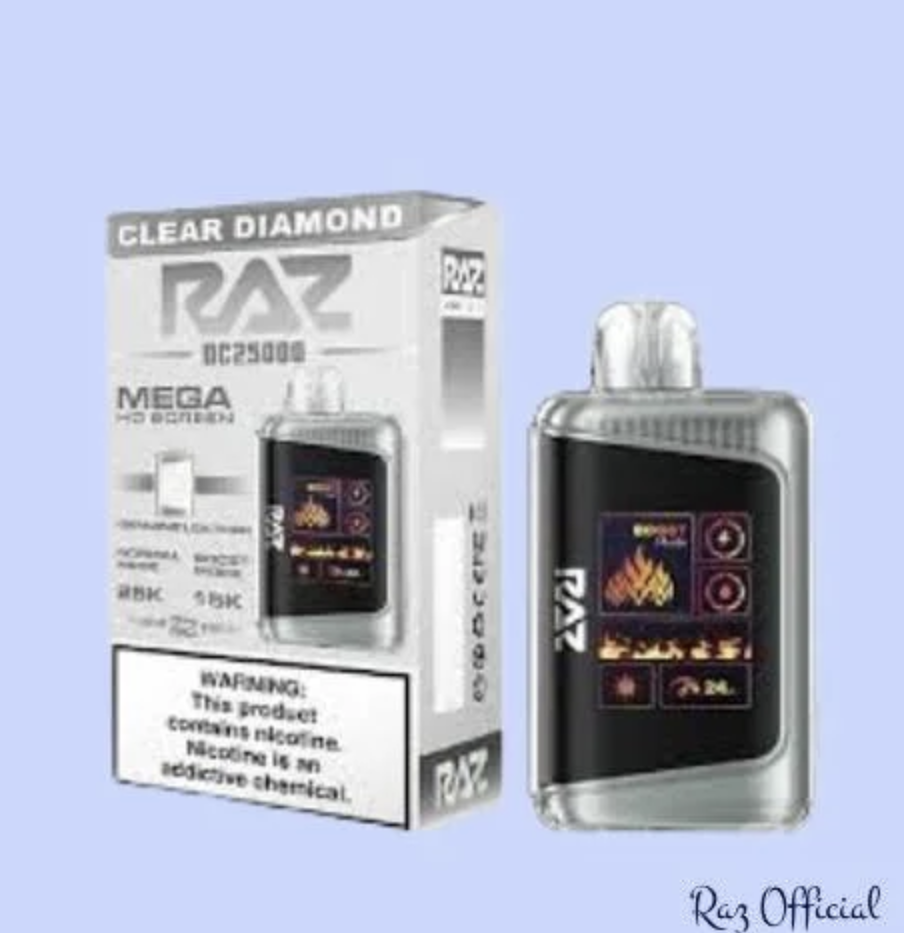 CLEAR DIAMOND RAZ VAPE DC25000